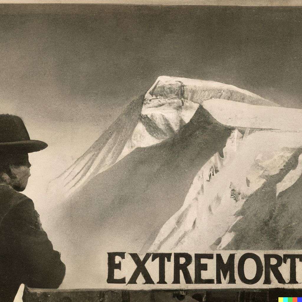 someone gazing at Mount Everest, front page of The New York Times, 1910